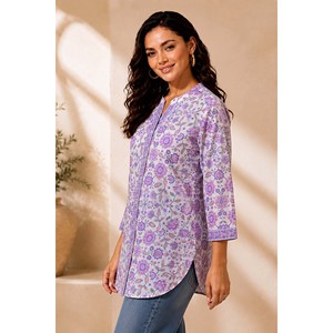 Top corto informal morado Mehfil-E-Ishq Nargis - Product Image 6