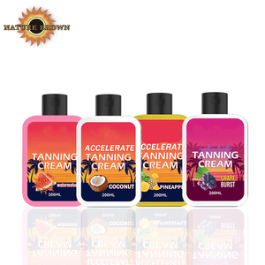Crème Accélérateur de Bronzage Intensif Crème Autobronzante pour la Plage en Plein Air Accélérateur de Bronzage Solaire Crème Autobronzante Foncée pour le Corps Crème Autobronzante Lotion Autobronzante - Product Image 1