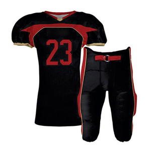 Uniformes de fútbol americano Poliéster Spandex Ropa deportiva Camisetas de fútbol sublimadas en blanco personalizables - Product Image 3