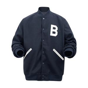 Hiver Américain Baseball Street Fashion Hip Hop Style Canvas Varsity Jacket pour Hommes Femmes Jeunes Plus Size Plumes Lettre Badges - Product Image 1