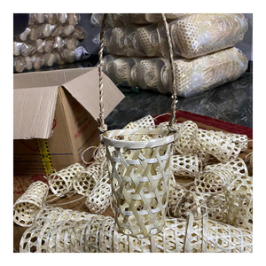 Porte-gobelet en bambou naturel pour service à emporter, organisateur pratique pour les gobelets à café et à thé au lait, prix bas, export direct - Product Image 1