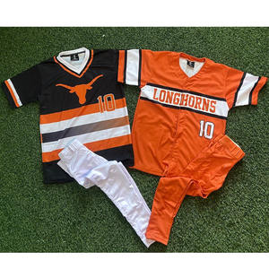 Faites sur mesure votre propre conception impression par sublimation uniformes de baseball maillots d'équipe maillots de sport - Product Image 3