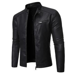 ¡Novedad de 2025! Chaqueta de cuero personalizada de alta calidad para hombre, ropa informal con tela de lona de diseño de moda para invierno - Product Image 5