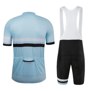 OEM personalizado transpirable bicicleta Jersey y babero pantalones cortos buena venta ciclismo conjunto para más tamaño personalizado ciclismo ropa - Product Image 6