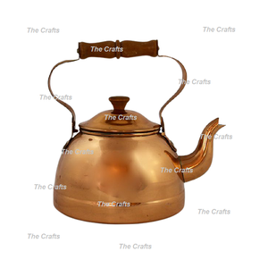 Hervidor de Agua Redondo de Cobre con la Más Alta Calidad para Té y Café, para Uso en Hoteles - Product Image 5