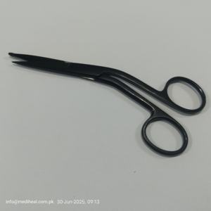 Knowles กรรไกรผ้าพันแผลอเนกประสงค์กรรไกร5.5 "ไทเทเนียมสีดำมุม EMT เครื่องมือผ่าตัดทางการแพทย์ - Product Image 5