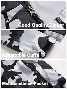 Chaqueta con Capucha y Cremallera con Logotipo Personalizado, Chaqueta Cortavientos Impermeable de Alta Calidad para Senderismo al Aire Libre, con Aislamiento de Forro Polar para Hombre y Mujer - Product Image 4