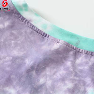 T-shirt pull-over surdimensionné personnalisé avec logo, respirant, tie-dye, 100 % coton premium, pour homme, avec design vierge, grandes tailles - Product Image 6