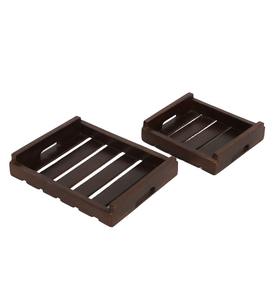 Ensemble de 2 plateaux en bois - Product Image 2