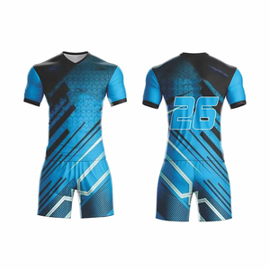 2025 nuevos diseños y logotipos personalizados al por mayor, impresión por sublimación de secado rápido, ropa deportiva de fútbol, Kit de entrenamiento, uniforme de fútbol personalizado - Product Image 5