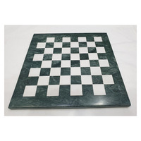 Fournisseur indien de jeu d'échecs en marbre blanc Jeu d'échecs en marbre carré de luxe personnalisé et à chaud Jeu de backgammon de société de jeux