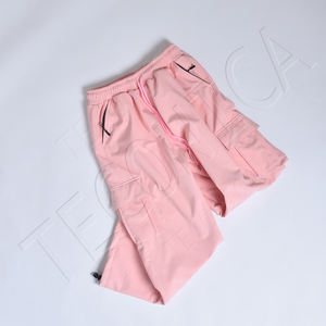 OME Pantalon de ski unisexe léger tissé en polyester à jambe large et isolé Pantalon de neige cargo imperméable en tissu imperméable à l'eau - Product Image 3