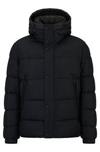 Custom Polyester Bubble Jacket Men <b>Quilted</b> Winter Jacket Men <b>Thick</b> and Warm Hooded Puffer Jacket - Product Image 6