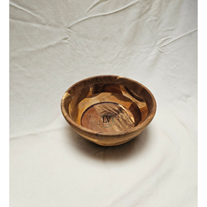 ชามสลัดไม้กระถินขนาดใหญ่ งานฝีมือช่างช่าง ทำจากไม้กระถิน ปลอดภัยสำหรับอาหาร ชามไม้ทรงกลมสำหรับเสิร์ฟอาหาร ผลไม้ สลัด พาสต้า จากเวียดนาม - Product Image 6