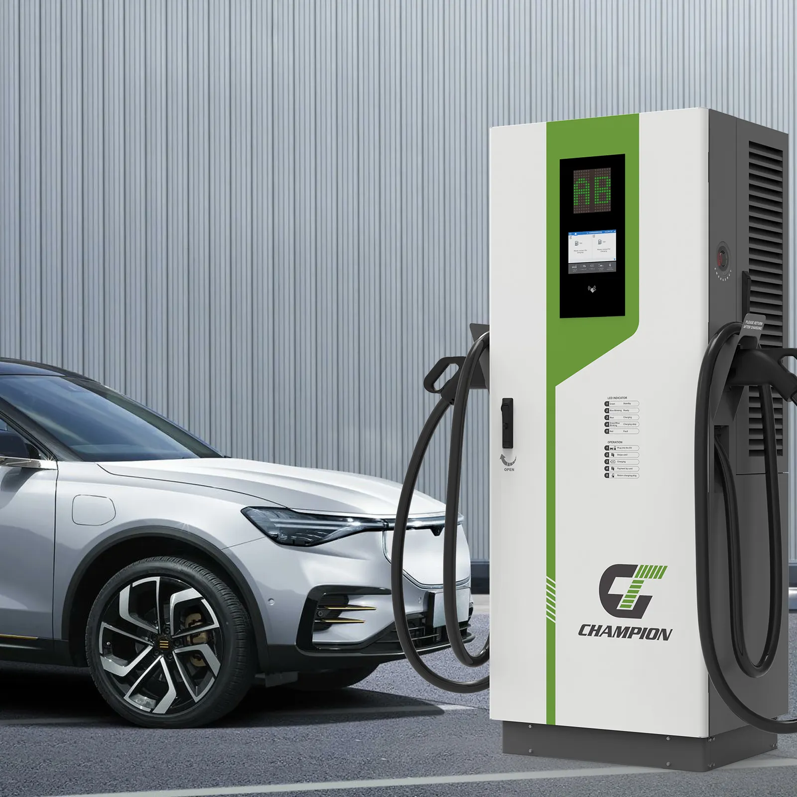 공장 OEM DC 120KW 150KW CCS2 케이블 레벨 3 전기 자동차 충전 스테이션 EV DC 고속 충전기 제조업체