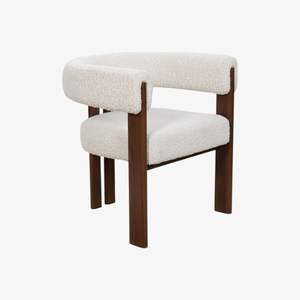 Modern Luxury <b>White</b> Boucle <b>Dining</b> <b>Chair</b> Nordic Solid Wood <b>Dining</b> <b>Room</b> Furniture <b>Dining</b> <b>Chairs</b> for Home japan - Product Image 6
