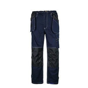 Pantalon de travail respirant mi-taille en polyester/coton, pantalon de travail pour électricien, pantalon cargo avec genouillères amovibles - Product Image 5