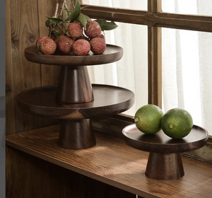 แท่นโชว์เค้กไม้แบบเรียบง่ายแท่นวางสำหรับเค้กแบบเรียบง่ายใหม่ล่าสุดจากอินเดีย - Product Image 3