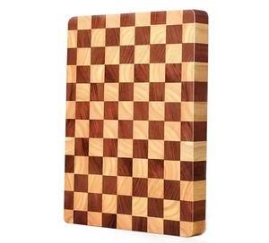 Planche à découper en bois à grain d'extrémité d'acacia robuste pour la maison et le restaurant - Product Image 4