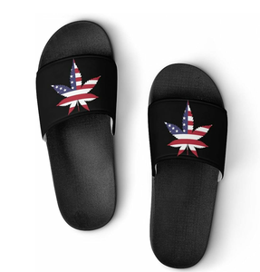 รองเท้าแตะผู้ชายแบบสไลด์แบนน้ำหนักเบาพิมพ์ลายแฟชั่นกลางแจ้ง - Product Image 3