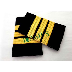 Épaulettes de rang brodées en fil d'or OEM planche d'épaule rigide vente en gros d'épaulettes de cérémonie brodées à la main - Product Image 5