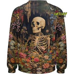 เสื้อสเวตเชิ้ต CATCHY GEARS ผ้าคอตตอนหนาน้ำหนัก 340 กรัม แบบยูนิเซ็กซ์ ODM คุณภาพสูง สกรีนโลโก้ได้ตามสั่ง คอกลม ระบายอากาศได้ดี แขนยาว ไซส์ใหญ่ - Product Image 4