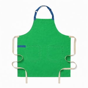 Delantal Personalizado para Restaurante con Tirantes Cruzados y Rayas, Delantal Impermeable sin Mangas para Cocina y Repostería - Product Image 4