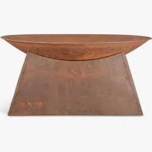 Brasero sur pied en fer forgé personnalisé, finition rustique, chauffage extérieur, emballage sur mesure, brasero de jardin QAMAR OVERSEAS QO-1355AB - Product Image 5