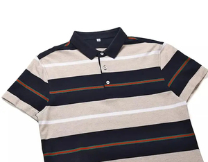 Vente en gros de t-shirts polo à logo personnalisé pour hommes nouveau style de col rabattu 100% coton motif 3D pour le golf fabriqué au Pakistan - Product Image 3