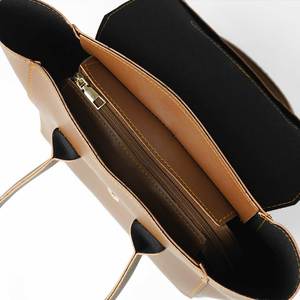 Bolsas de mano de cuero originales tejidas hechas a mano de color personalizado para mujer Cierre de cremallera de Cuero 100% de calidad superior - Product Image 5