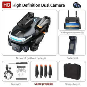 Dron GPS Profesional P23 8K HD con 5 Cámaras, Aeronave RC sin Escobillas, Drones Comerciales para Fotografía Aérea con Láser Anticolisión - Product Image 4