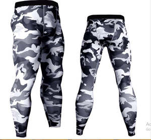 2023 Legging personnalisé hommes Fitness vêtements de Yoga haute Stretch pantalons de sport sans couture texturé Leggings bout à bout Gym Yoga Leggings - Product Image 1