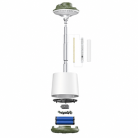 Lampe de travail portable rétractable G26, lampe de travail LED rechargeable, éclairage ambiant SMD RGB pour le camping, les situations d'urgence et l'utilisation en intérieur