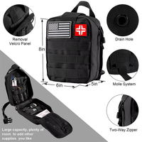142 en 1 randonnée outil de survie d'urgence voyage sac de sauvetage équipement de Camping survie en plein air professionnel équipement de survie Kit
