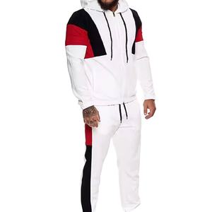 Venta al por mayor de chándales de alta calidad de los hombres de manga larga de los hombres ropa deportiva chándal de los hombres Unisex de gran tamaño de peso pesado chándal - Product Image 1