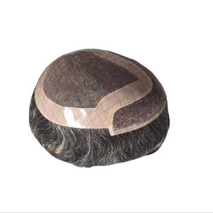 Peluca de Cabello Humano Taz Hair BD, Ondulado, Prótesis Capilar, 100% Cabello Remy Chino, con Frente de Encaje y Base Mono - Product Image 6