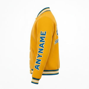 Veste universitaire entièrement personnalisée avec logo, look tendance, qualité supérieure, manches en cuir de laine de qualité supérieure, veste universitaire unisexe - Product Image 3