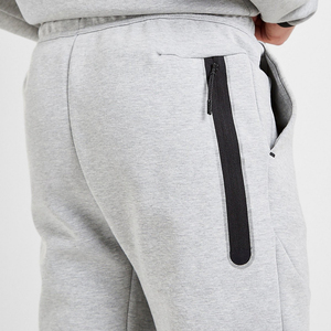 Pantalon de survêtement personnalisé en coton polyester uni en polaire solide Pantalon de survêtement pour homme taille haute décontracté à la mode - Product Image 6