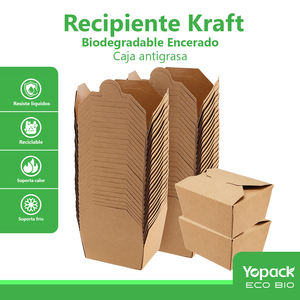 Caja parla pollo frito #2, contenedor ecologico para alimentare fritos, paquete de 200 unidades, Envios desde Mexico - Product Image 2