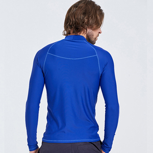 Customized Rushguard Sun Protection Clothing Rush Guard UPF 50 Rashguard Swim <b>Surf</b> Shirt Rash Guard for Men - Product Image 2