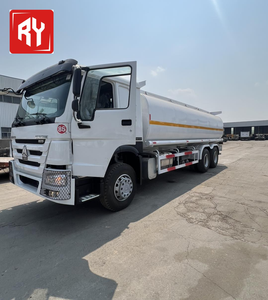 HOWOシングルタンカートラック20000L容量7コンパートメント給油ガン - Product Image 3