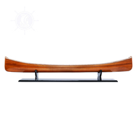 B077 - Modèle de canot vietnamien ancien et moderne, artisanat peint à la main, bateau en bois durable, antique nautique, personnalisé