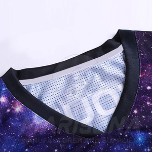 Uniforme de Baloncesto Personalizado, Transpirable, de Secado Rápido, Talla Grande, Sin Mangas, 100% Poliéster, Servicio OEM, Último Modelo - Product Image 3
