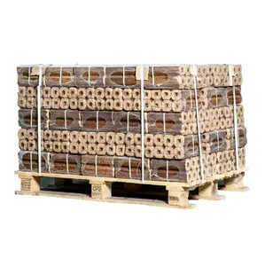 Mercato europeo Pini Kay Bamboo Briquette Fire Log (combustibile per camino)