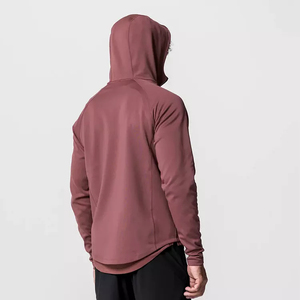 Sweat à capuche 100% coton pour hommes, coupe ajustée, séchage rapide, respirant, entraînement, fitness, sport, gym, sweats à capuche avec logo personnalisé - Product Image 6