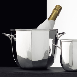 Secchiello per il ghiaccio di lusso porta Champagne Made in Italy per HoReCa e Party di Italian Artisan - Product Image 3