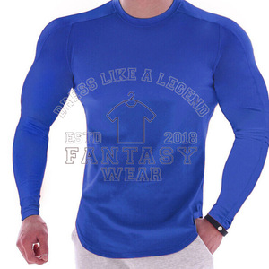 FANTASY WEAR OEM 2026 Wholesale Muscle Fit Performance <b>Compression</b> <b>Shirt</b> Men Training Gym Wear With <b>Custom</b> <b>Design</b> & Logo - Product Image 1