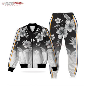 Fashionable Women Winter Sublimation <b>Tracksuit</b> 100% <b>Polyester</b> Soft Fabric Breathable Lightweight Hooded Design Customizable - Product Image 1