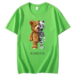 เสื้อยืดแขนสั้นสำหรับผู้ชายเสื้อยืดพิมพ์ลาย3D 8สี100% ผ้าคอตตอนพิมพ์ลายโลโก้แบบกำหนดเอง - Product Image 5