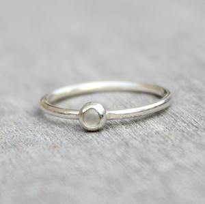 เครื่องประดับแหวนคลาสสิกสไตล์ Boho สำหรับผู้หญิงเครื่องประดับเงิน925สเตอลิงเงินมูนสโตนแหวนแฮนด์เมดของขวัญสำหรับความรัก - Product Image 5